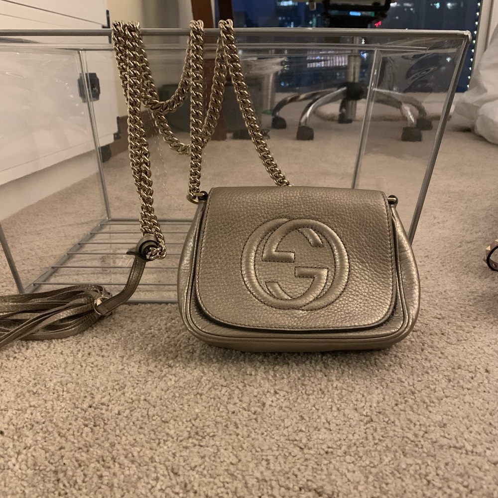 GUCCI Soho small leather disco bag